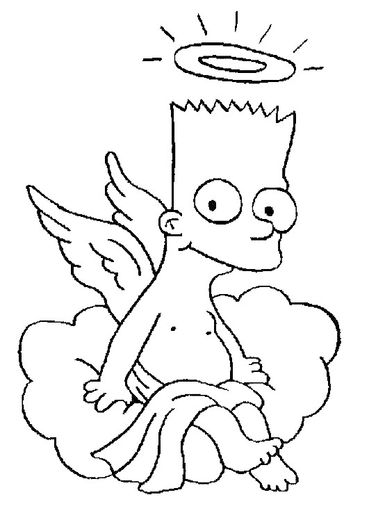 Coloriage et dessins gratuits Simpson 38 à imprimer