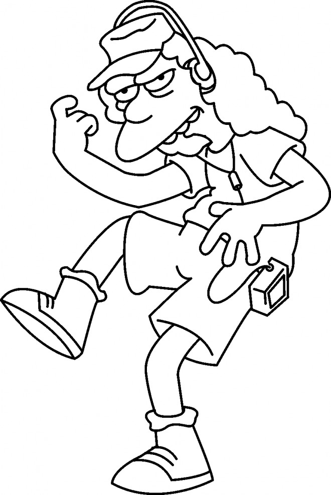 Coloriage et dessins gratuits Simpson à imprimer gratuit à imprimer