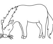Coloriage Cheval de Sinbad