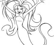 Coloriage Eris, d&eacute;esse du chaos de cartoon Sinbad