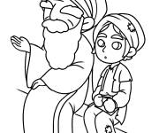 Coloriage Hindbad et Sinbad