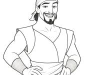Coloriage Portrait d&eacute;taill&eacute; de Sinbad