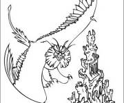Coloriage et dessins gratuit Roc attaque la ville de Sinbad à imprimer