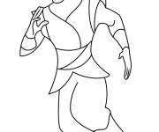 Coloriage et dessins gratuit Sc&egrave;ne de Sinbad en courant à imprimer