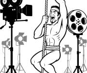 Coloriage Sinbad dans un film
