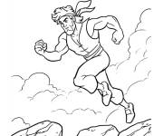 Coloriage Sinbad en courant