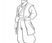 Coloriage Sinbad l'aventurier arabe