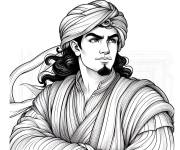 Coloriage Sinbad pour adulte