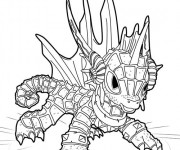 Coloriage Dessin Skylanders Dragon facile