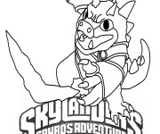 Coloriage Dessin skylanders facile