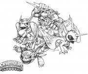 Coloriage et dessins gratuit Skylanders 16 à imprimer