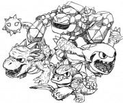 Coloriage et dessins gratuit Skylanders dessin animé à imprimer