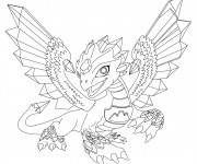 Coloriage Skylanders Flashwing