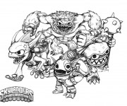 Coloriage Skylanders Giants