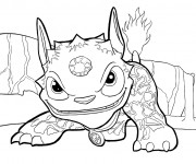 Coloriage Skylanders Giants Dragon