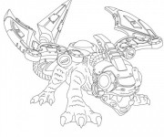 Coloriage Skylanders Giants Drobot