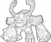 Coloriage et dessins gratuit Skylanders Giants facile à imprimer