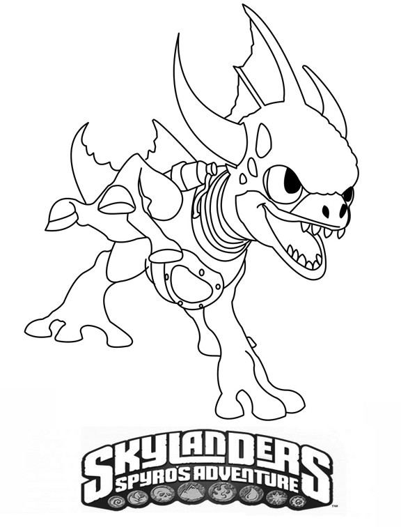 Coloriage Skylanders  Giants image dessin  gratuit  imprimer