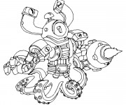 Coloriage Skylanders Giants Wash Buckler