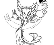 Coloriage Skylanders Golden Queen