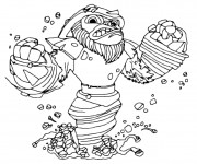 Coloriage Skylanders Grilla Drilla