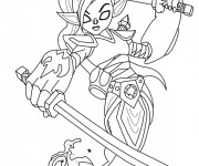 Coloriage Skylanders Ninjini