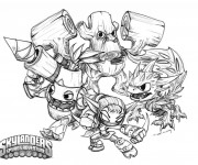 Coloriage Skylanders Trap Team