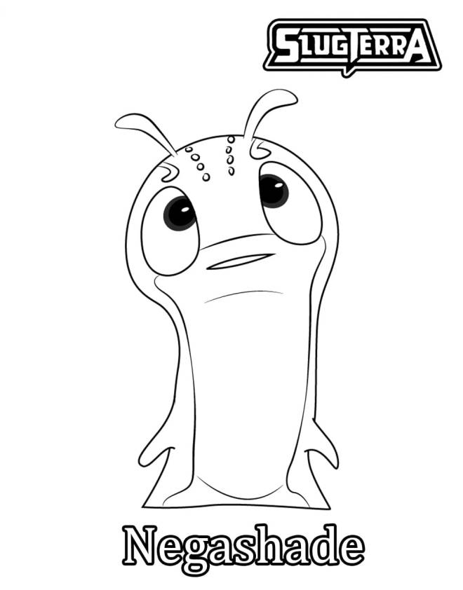 Coloriage et dessins gratuits Le Slug Negashade à imprimer