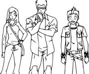 Coloriage Les h&eacute;ros de Slugterra