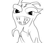 Coloriage Monstre Darkfurnace de Slugterra