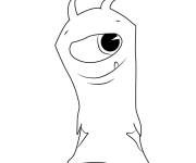 Coloriage Monstre Frostcrawle de Slugterra