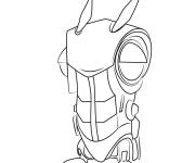 Coloriage Roboslug le petit monstre
