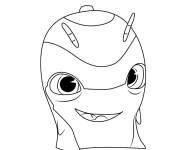 Coloriage Slicksilver de Slugterra