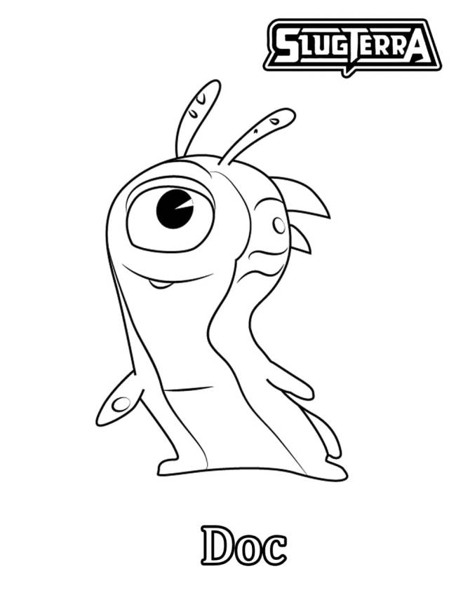 Coloriage et dessins gratuits Slug Doc Slugterra à imprimer