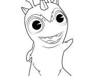 Coloriage Slugterra Monstre Geoshard
