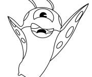 Coloriage Slugterra slug Bugsy à imprimer