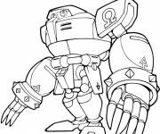 Coloriage adversaire de Sonic