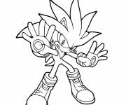 Coloriage cool Sonic boom