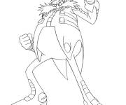 Coloriage Doctor Eggman Sonic