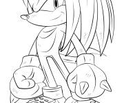 Coloriage Knuckles