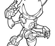 Coloriage Le robot Sonic