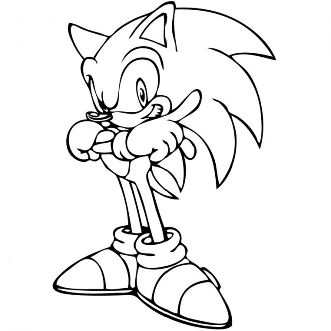 Coloriage et dessins gratuits Sonic à imprimer gratuit à imprimer