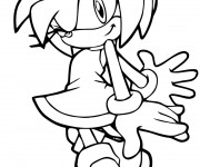 Coloriage et dessins gratuit Sonic Amy à imprimer