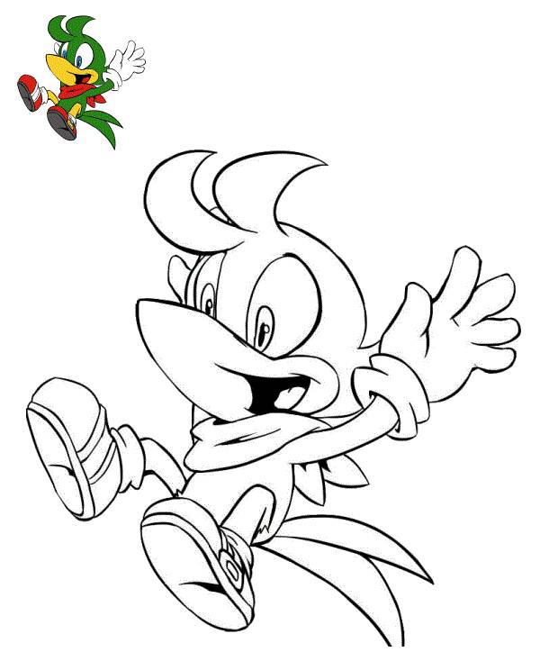 Coloriage et dessins gratuits Sonic Bean à imprimer