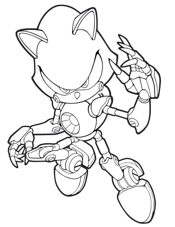 Coloriage Sonic Boom dessin gratuit à imprimer