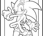 Coloriage Sonic du Film