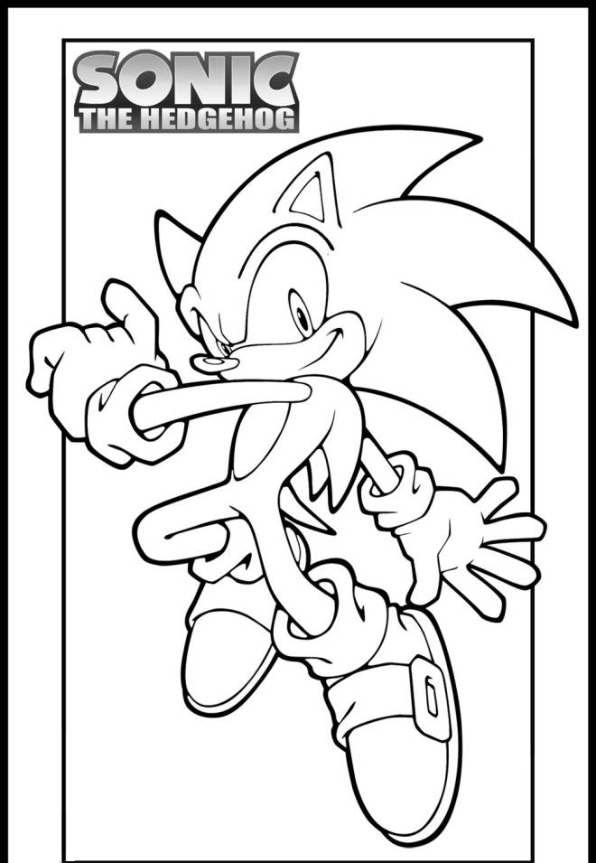 Coloriage et dessins gratuits Sonic du Film à imprimer