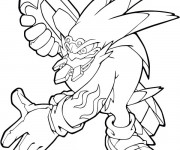Coloriage Sonic en ligne &agrave; colorier