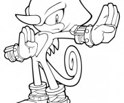 Coloriage Sonic Espio