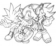 Coloriage Sonic et ses amis en ligne